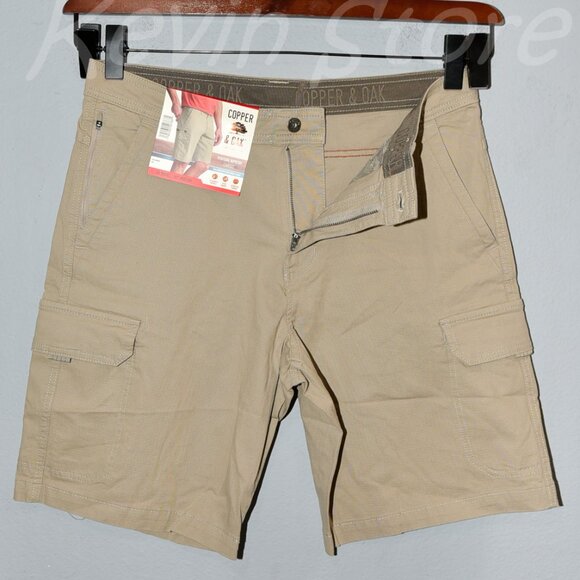 2 pairs Copper & Oak Men's Cargo Shorts. Price is for 2 - Picture 9 of 12